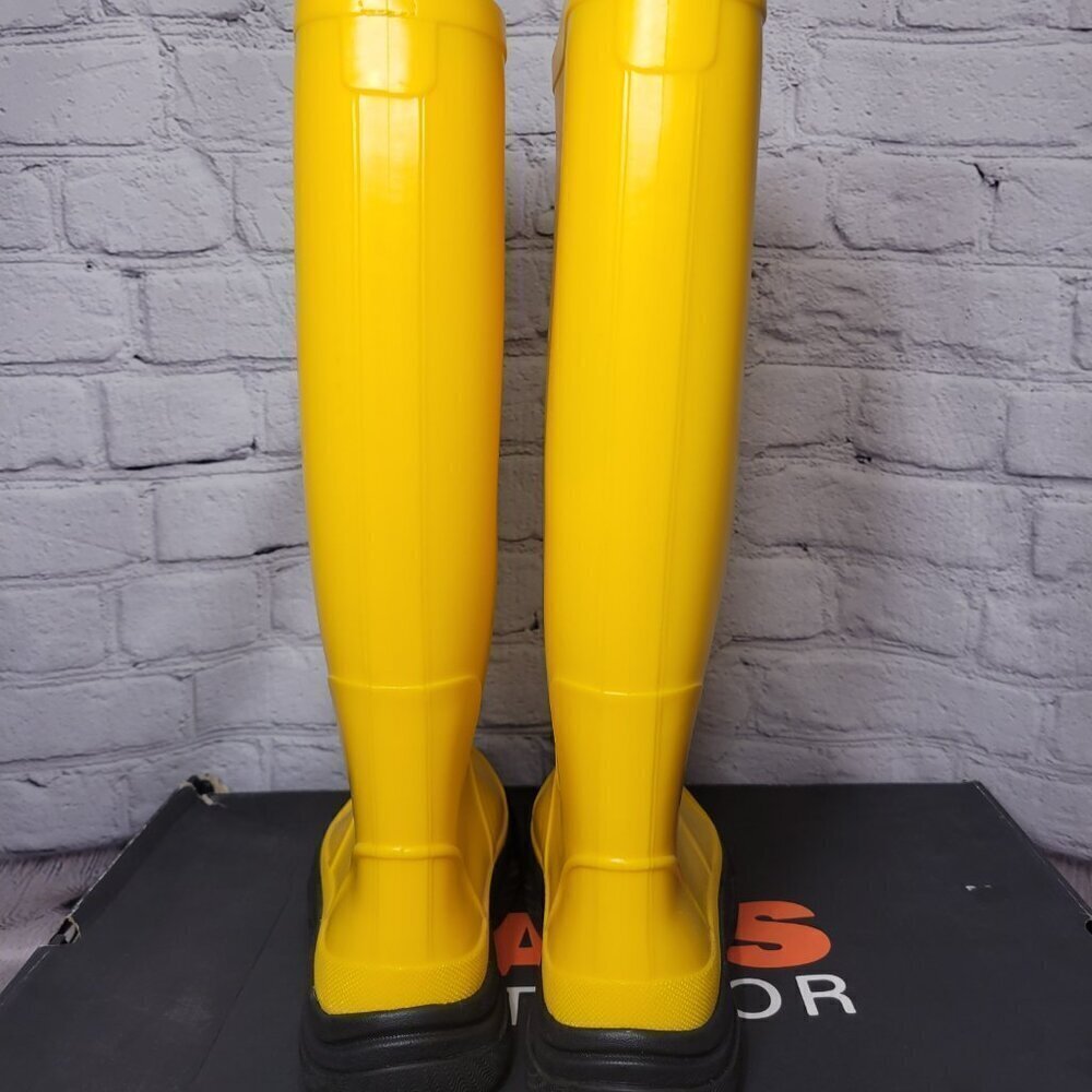 Bass Outdoor Womens Yellow Waterproof Rain Boots - Picture 7 of 7